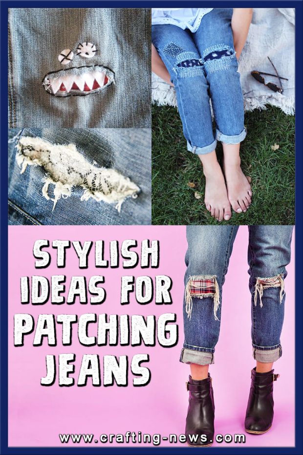 An Easy, No-Sew Way to Patch Jeans