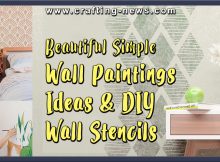 BEAUTIFUL SIMPLE WALL PAINTINGS IDEAS AND DIY WALL PAINTING STENCILS