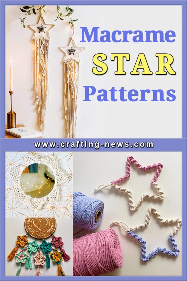 MACRAME STAR PATTERNS