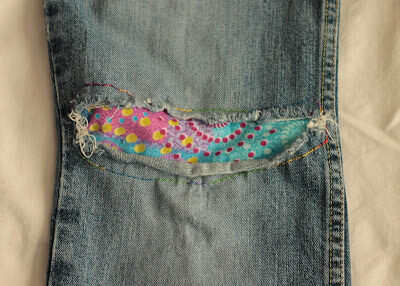 DIY How to Patch Jeans