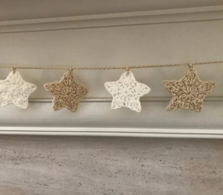 Star Garland or Bunting from Owlistikcrafts