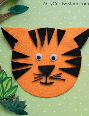 T para Tiger Craft con plantilla imprimible por Artsy Craftsy Mom