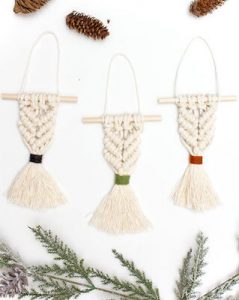 17 Macrame Christmas Ornaments - Crafting News