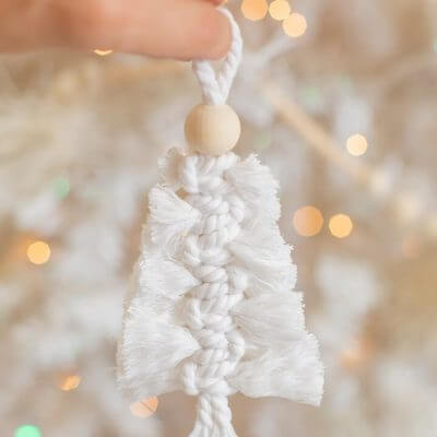 Macrame Christmas Ornaments by Lovely Indeed