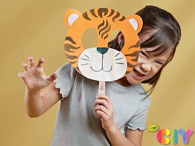 Paper Tiger Mask by Crayola