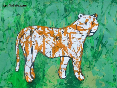 Tiger Craft For Kids by Craftulate