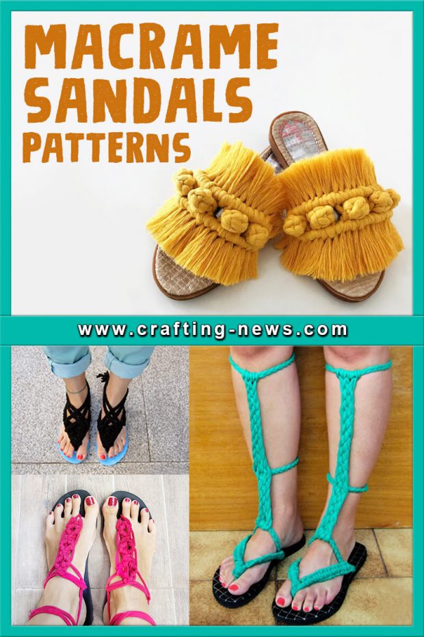 MACRAME SANDALS PATTERNS