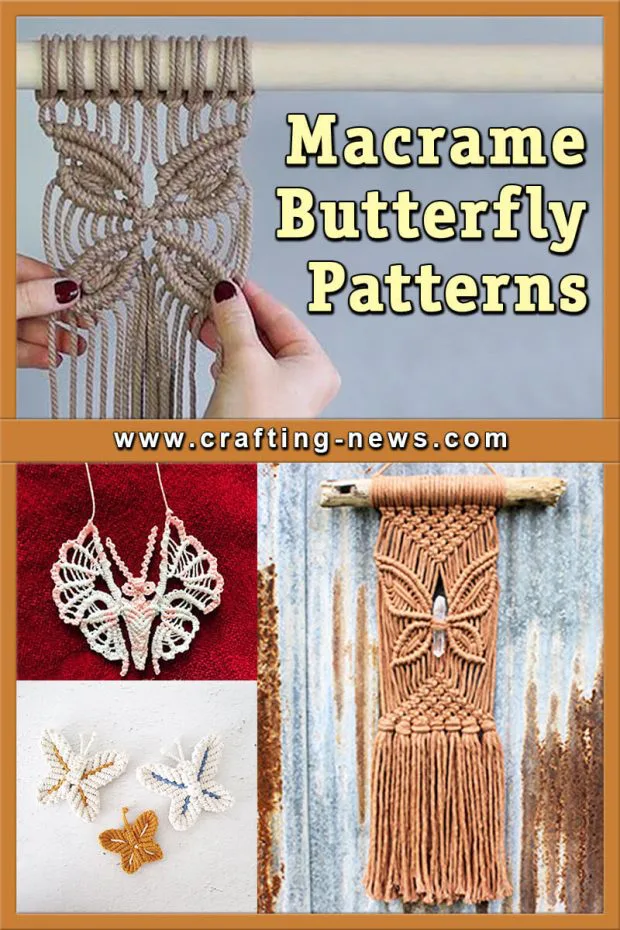 MACRAME BUTTERFLY PATTERNS