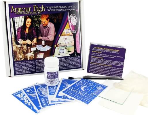 Armour Etch Deluxe Glass Etching Kit from Best Source Office Supplies