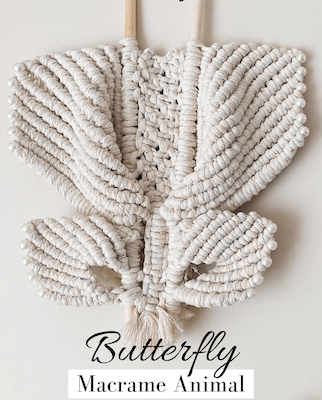 DIY Macrame Butterfly de Bochiknot Macrame