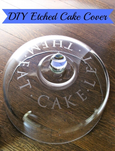 Etched Cake Covers from Kelly Elko