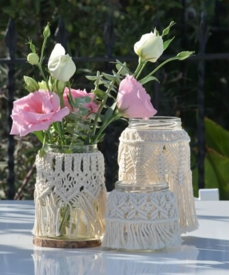 Macrame Jar Cover Pattern by masuca