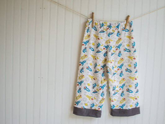 Pantalones, fondos, pantalones cortos Patrón de pijama gratis de Sew Can She