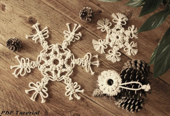 Snowflake Macrame Pattern by endlessForYou