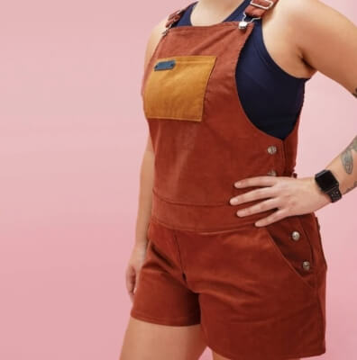 Women's Overall Shorts Pattern by ProperFit