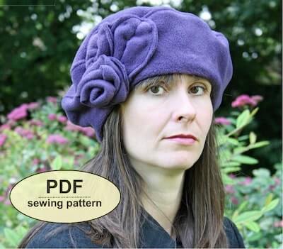 Burnham Beret Sewing Pattern by Charlie's Aunt