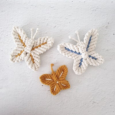 Macrame Butterfly Pattern by Pelote Et Compagnie