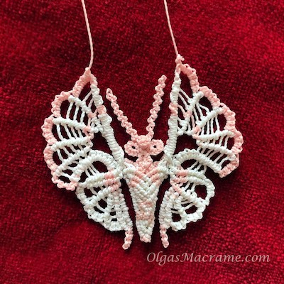 Macrame Butterfly Pattern by Olga's Macrame Site