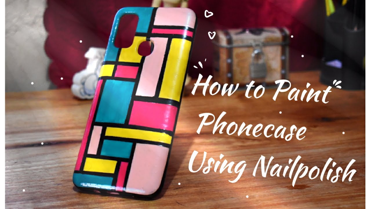 Painting Phone Case Using Nailpolish part4