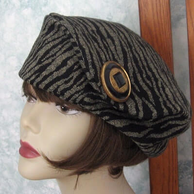 Vintage Women Beret Hat Pattern by Kallie Designs