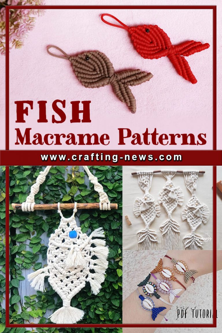 12 Macrame Fish Patterns - Crafting News