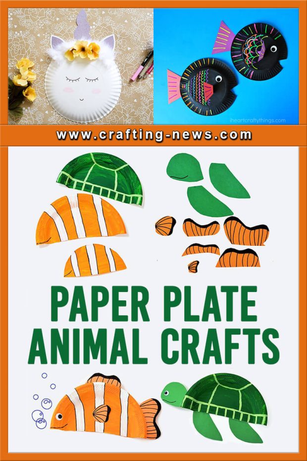 PAPER PLATE ANIMALS CRAFTS