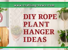 DIY ROPE PLANT HANGER IDEAS