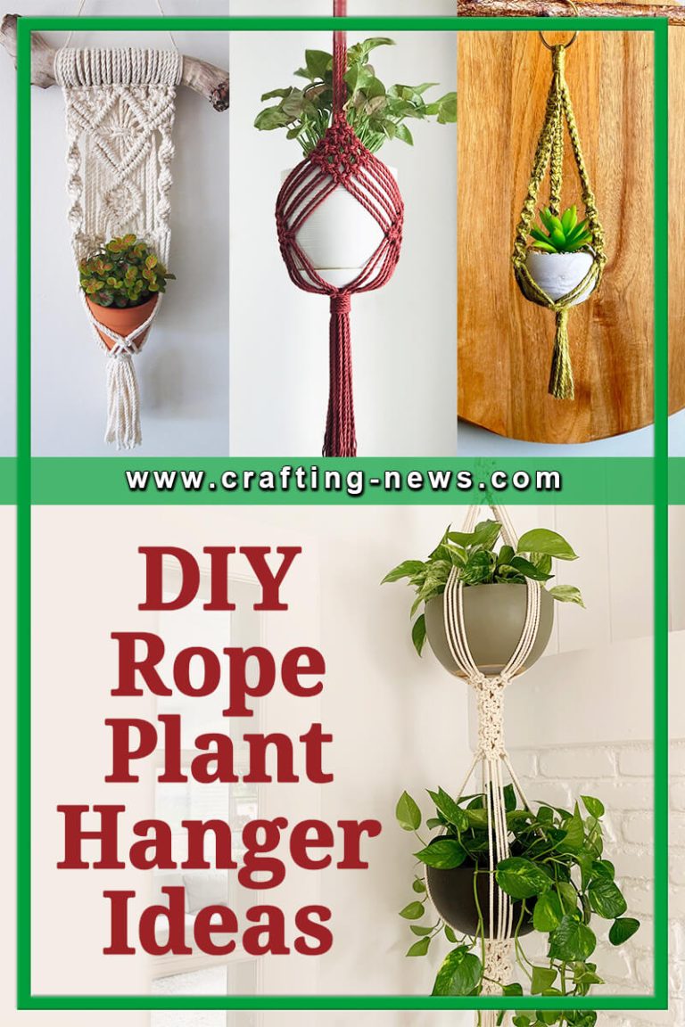 25 DIY Rope Plant Hanger Ideas Crafting News