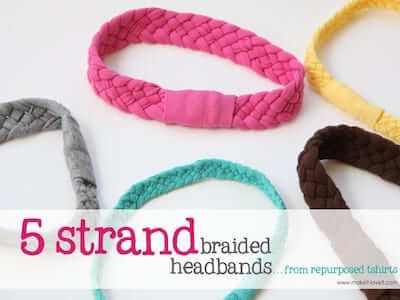 5 Strand Braided Headbands Sewing Pattern by Make It Love It
