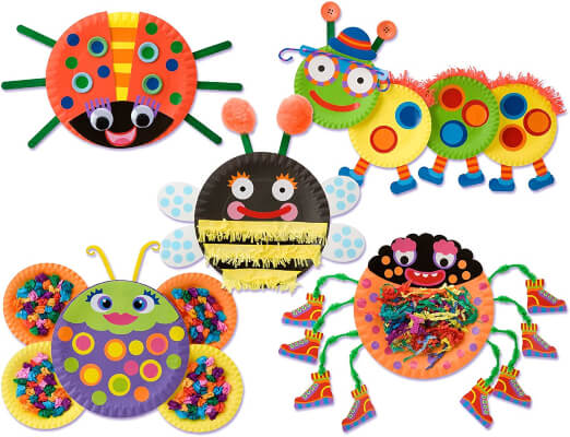 Alex Little Hands Paper Plate Bugs Art and Craft Kit from Starworld Toys