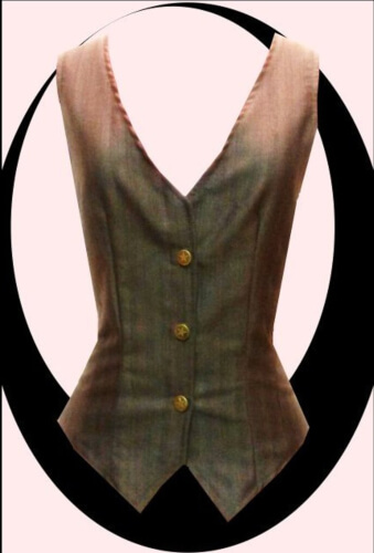 Angelique Womens Waistcoat Sewing Pattern by BooLeHeart