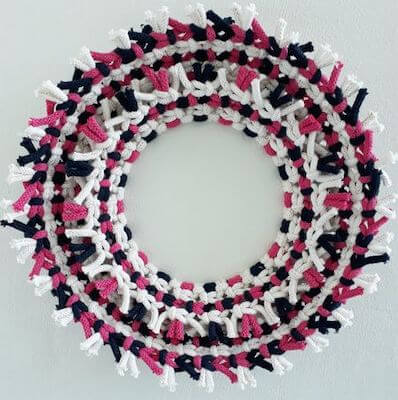 DIY Macrame Wreath Tutorial by Craft Courses