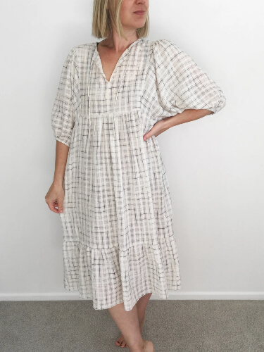 Isobel Dress Boho Sewing Pattern by PaperDollPatternCo