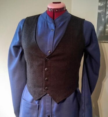 Ladies Short Waistcoat Sewing Pattern by BooLeeHeart