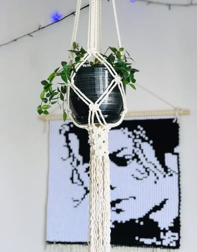 Macrame Rope Plant Hanger Pattern by WhiteOwlKnot
