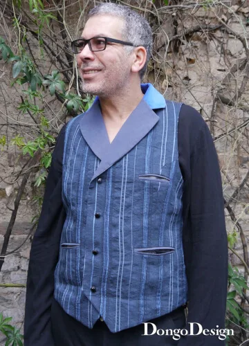 Mens Waistcoat Sewing Pattern by DongoDesign