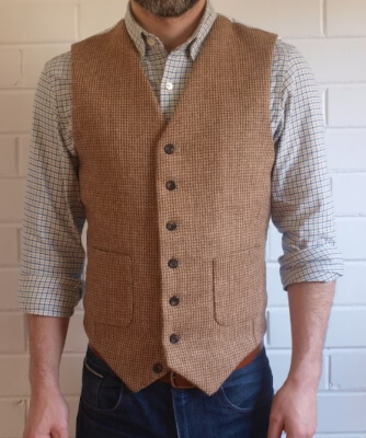 Mens Waistcoat Sewing Pattern by SewWithABro