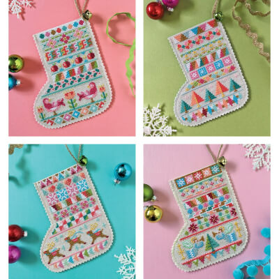 Mini Christmas Stockings from SatsumaStreet
