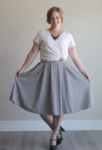 Pleated Skirt Sewing Pattern by It’s Always Autumn