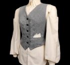 Tailored Buttoned Waistcoat Pattern by FashionPatternStudio