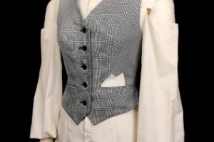 Tailored Buttoned Waistcoat Pattern by FashionPatternStudio