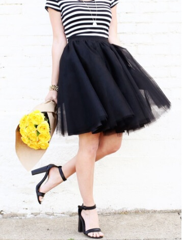 Tulle Circle Skirt DIY Pattern by A Beautiful Mess