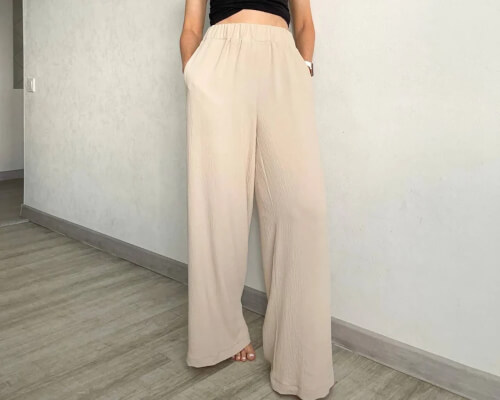Wide Leg Trousers Pattern by CottonMiracleStudio2