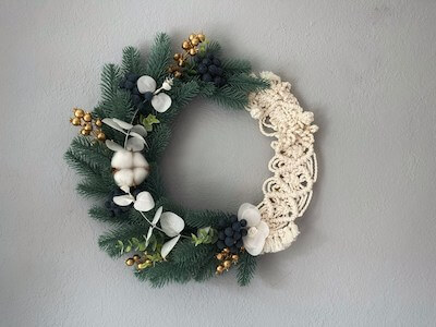 Boho Christmas Wreath from Art By TYua