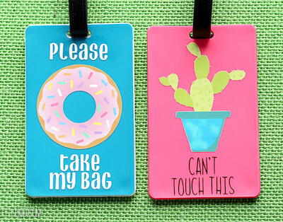 DIY Luggage Tags That Talks by Lydi Out Loud