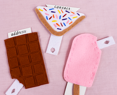 DIY Sweets-Inspired Luggage Tags by The Small Adventurer