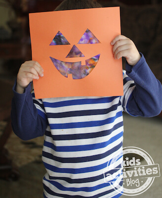 Easy Halloween Jack-O-Lantern Craft Project by Kids Activities Blog