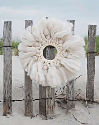 Easy Wool And Yarn Macrame Wreath by Cuckoo 4 Design