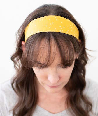Fabric Headband Sewing Pattern by Melly Sews