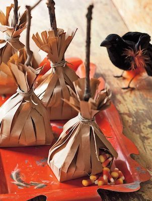 Halloween Broom Candy Bags by Woman's Day
